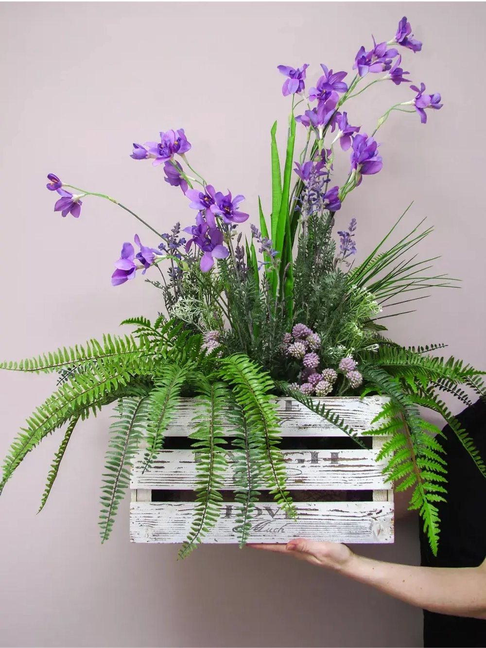 Искусственные цветы для декора в кашпо