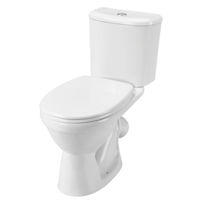 Унитаз-компакт Santek Бореаль с диагональным выпуском, стандарт- 2 реж., дюропласт, антивсплеск 1WH302143