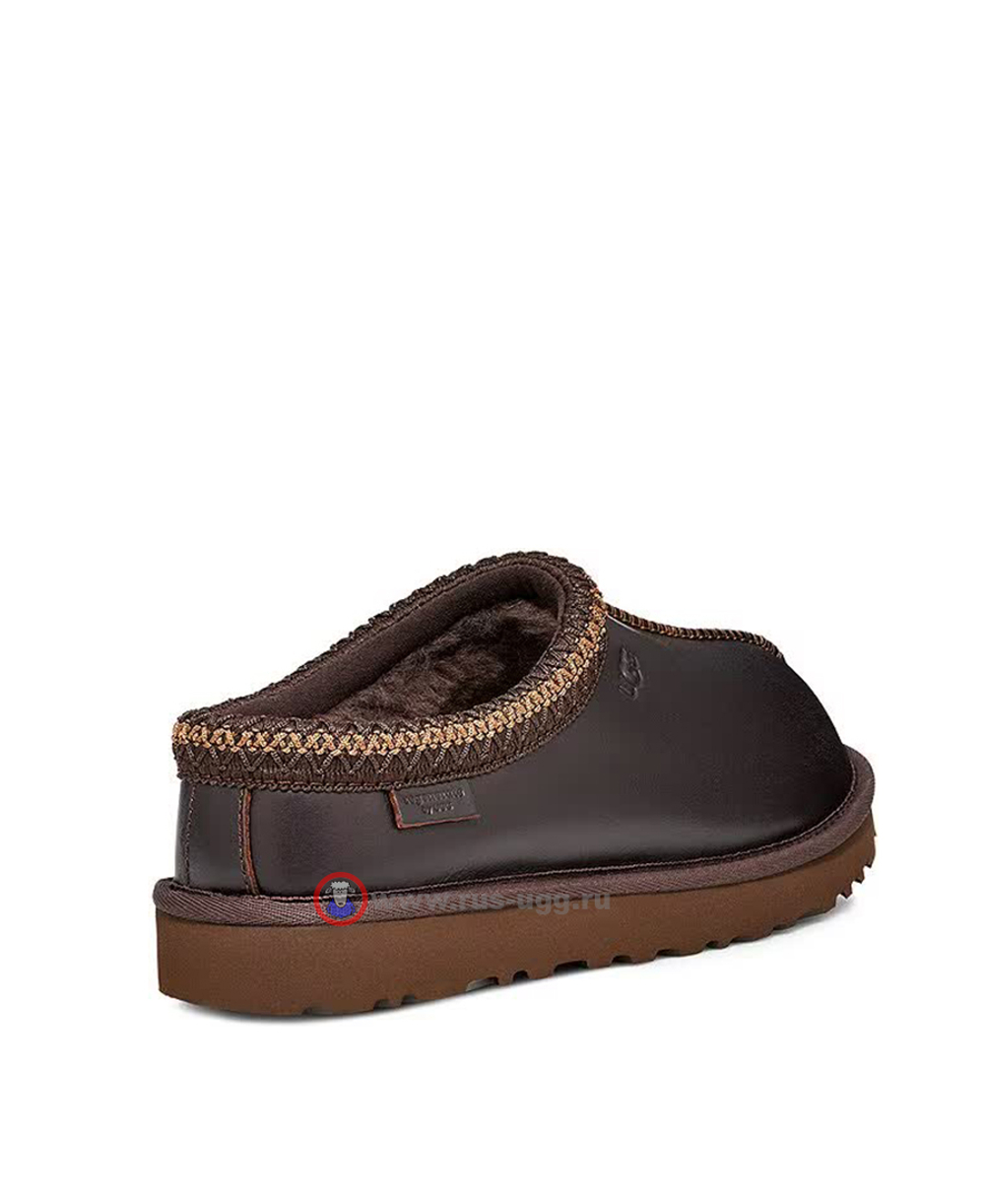 TASMAN SLIPPER Leather Regen Ironwood