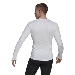 Мужское теннисное поло adidas Tech-Fit Long Sleeve Men - White
