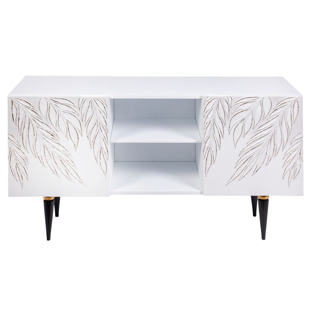 Тумба под ТВ Тропик 117см Классика Айс Найт Голд