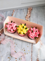 Набор трафйлов - торты в стакане (Тюльпаны)