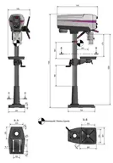 Радиально-сверлильный станок Optimum RD 4