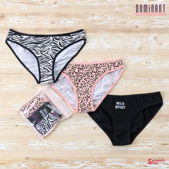 Трусики женские DOMINANT 35000-154, BIKINI, 3 шт. в уп.