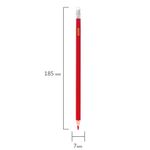 Карандаши цветные стираемые с резинкой ПИФАГОР "МАГИЯ", 12 цветов, пластиковые, 181574