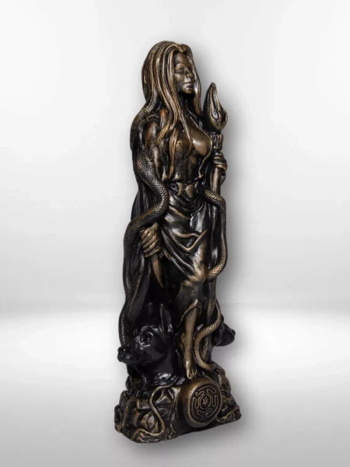 Коллекционная алтарная фигурка статуэтка греческая Богиня Геката оберег для дома