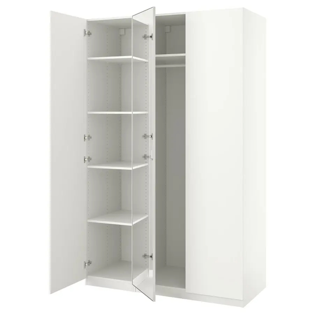 Гардероб-комбинация - PAX / FORSAND/ÅHEIM/ АHEIM IKEA/ ПАКС/ ФОРСАНД/ АХЕЙМ  236х150 см, белый