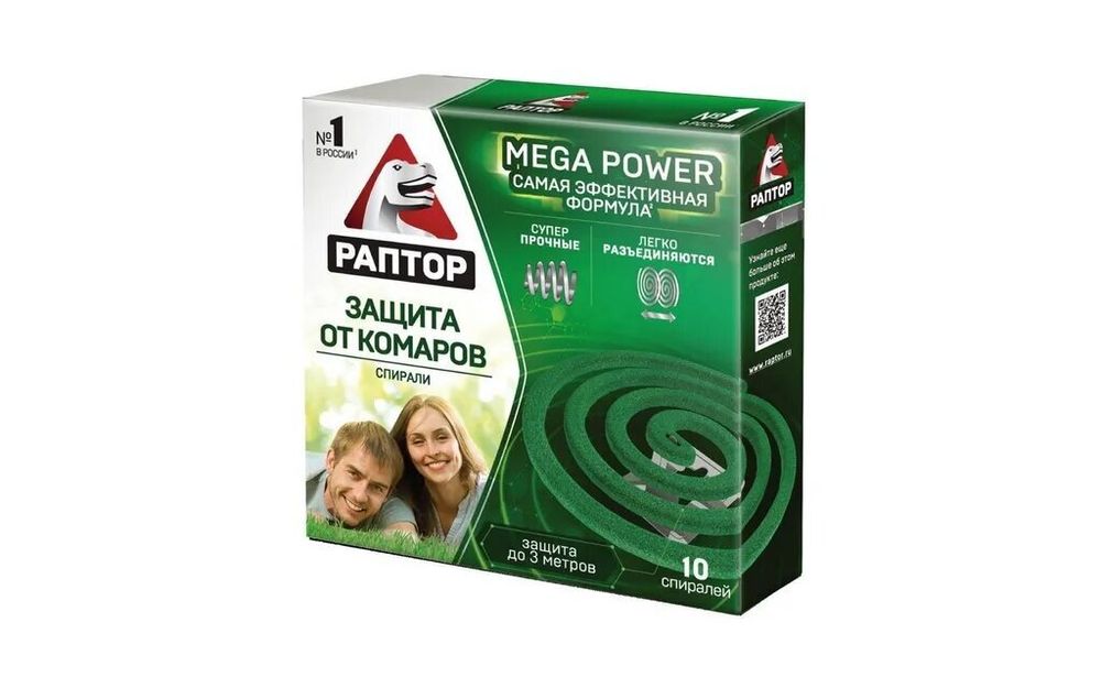 Спирали от комаров Раптор