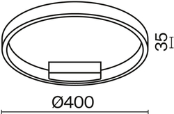 Потолочный светильник Maytoni Rim MOD058CL-L25BK