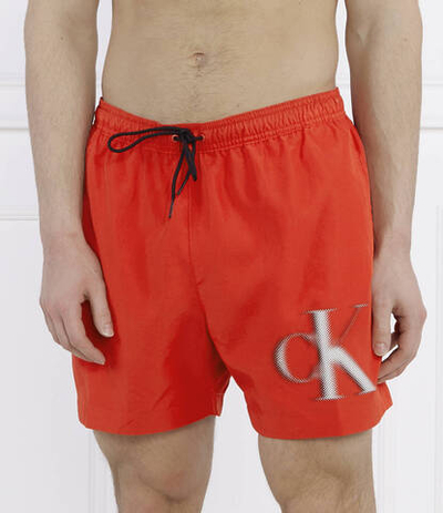 Шорты для плавания Calvin Klein Swimwear - красный(KM0KM00800)
