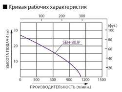 Бензиновая мотопомпа для загрязненной воды Koshin SEH-80JP
