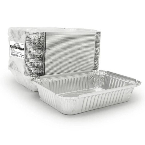 Форма алюминиевая прямоугольная 900 мл