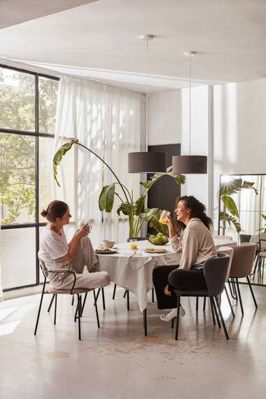 Стул Ciselia бежевый шенилл