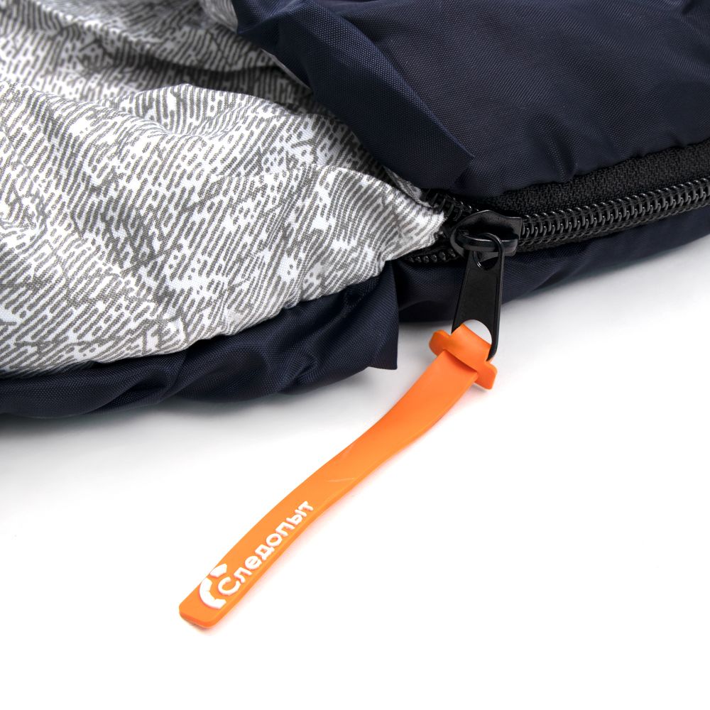 Спальный мешок с подгол&quot;СЛЕДОПЫТ- Forester&quot;,200+35х75см ±5%,до+5С,утеп.термоф 200г/м2,цв синий/6/