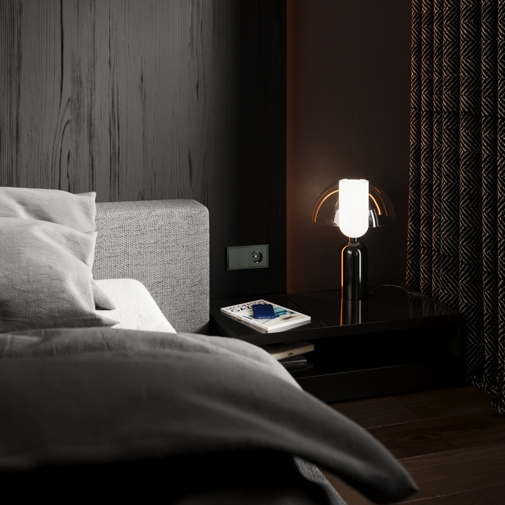 Перекрестный переключатель встраиваемый VOLTUM S70 двухклавишный 10А, (титан)