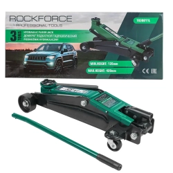Домкрат подкатной гидравлический 3т (h min 135мм, h max 420мм) RockForce RF-T830011L