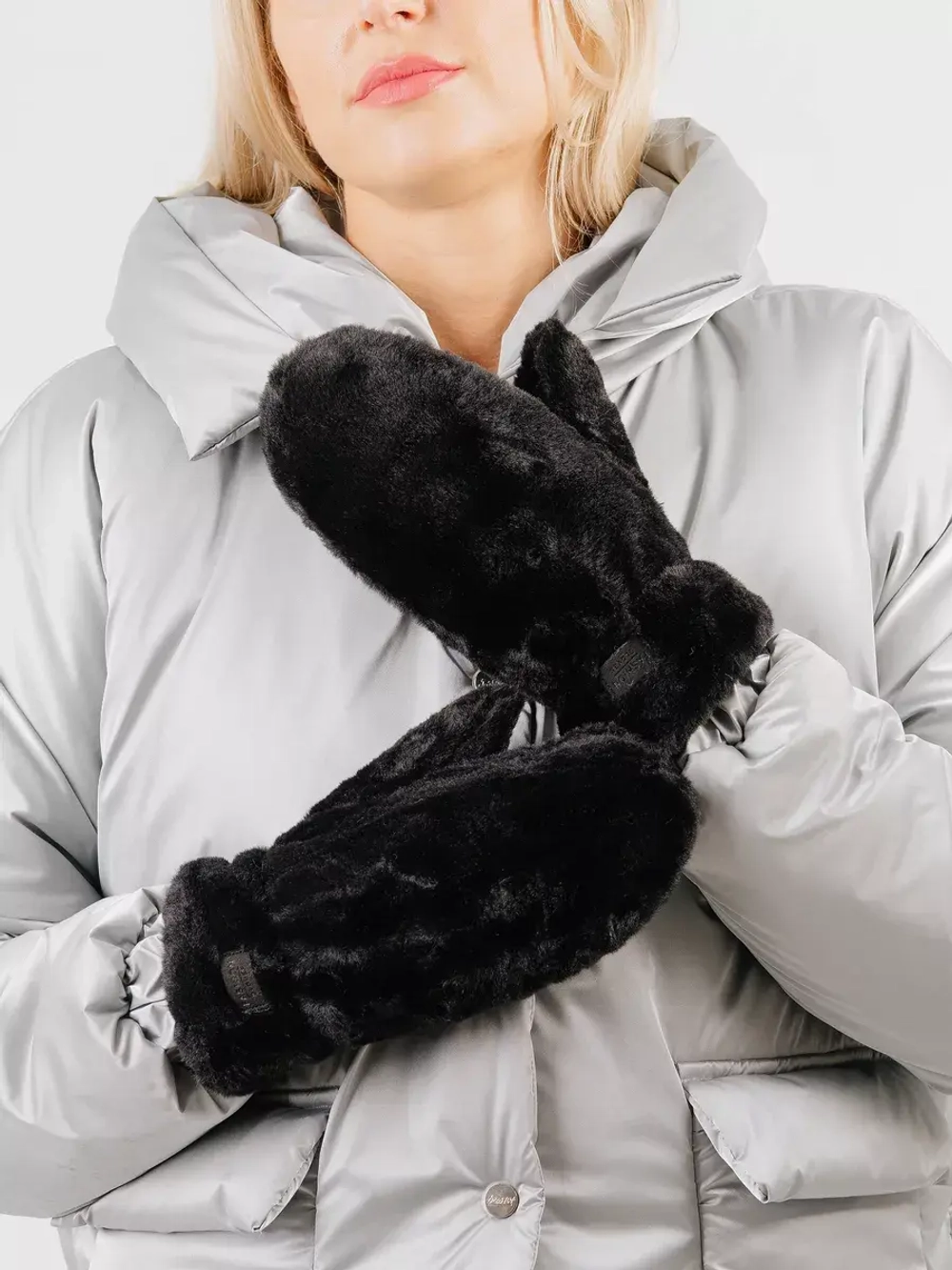 Варежки зимние меховые