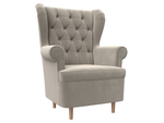 Кресло Торин Люкс, Бежевый, Микровельвет, 108501