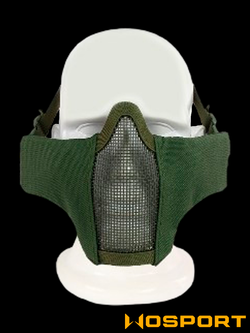 Сетчатая маска WoSport Steel Mesh Mask (Олива)