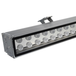 Светодиодный прожектор AR-LINE-1000XL-54W-24V RGB (Grey, 30 deg, DMX512) (Arlight, Закрытый) 023638