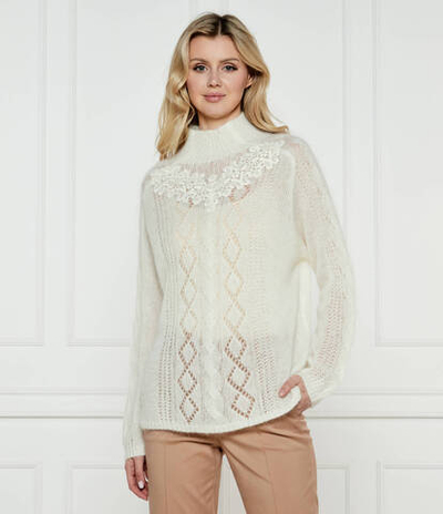 Полуводолазка TWINSET - экрю(242TP3420)