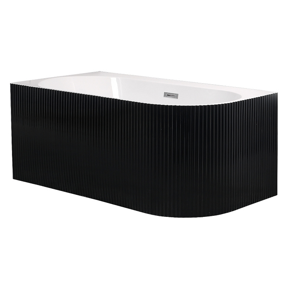 Ванна акриловая Azario LAGO BLANCO BLACK 170х75 пристенная (AZ-6724-1CLB 17075)