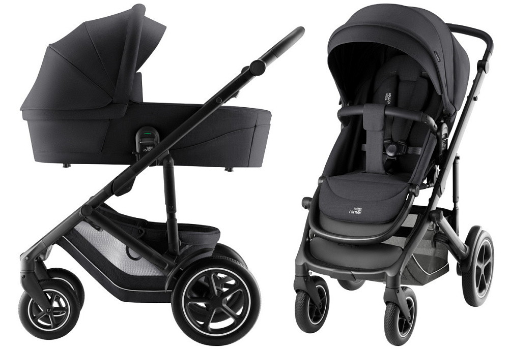 Коляска 3 в 1 Britax Roemer Smile 5Z Style и автокресло Baby-Safe Pro Style Sage green Carbon Black