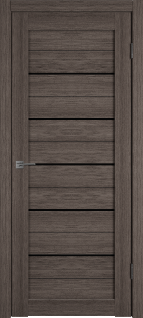 Дверь Atum 5 / Grey / Black Gloss / Владимирские двери