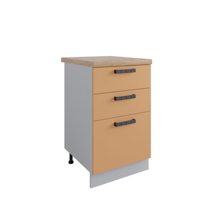 Кухня Модуль СЯШ 500 Ройс Горчица Скин