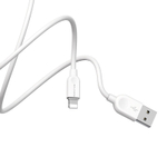 USB cable Lightning Borofone BX14 2m, 2.0A white