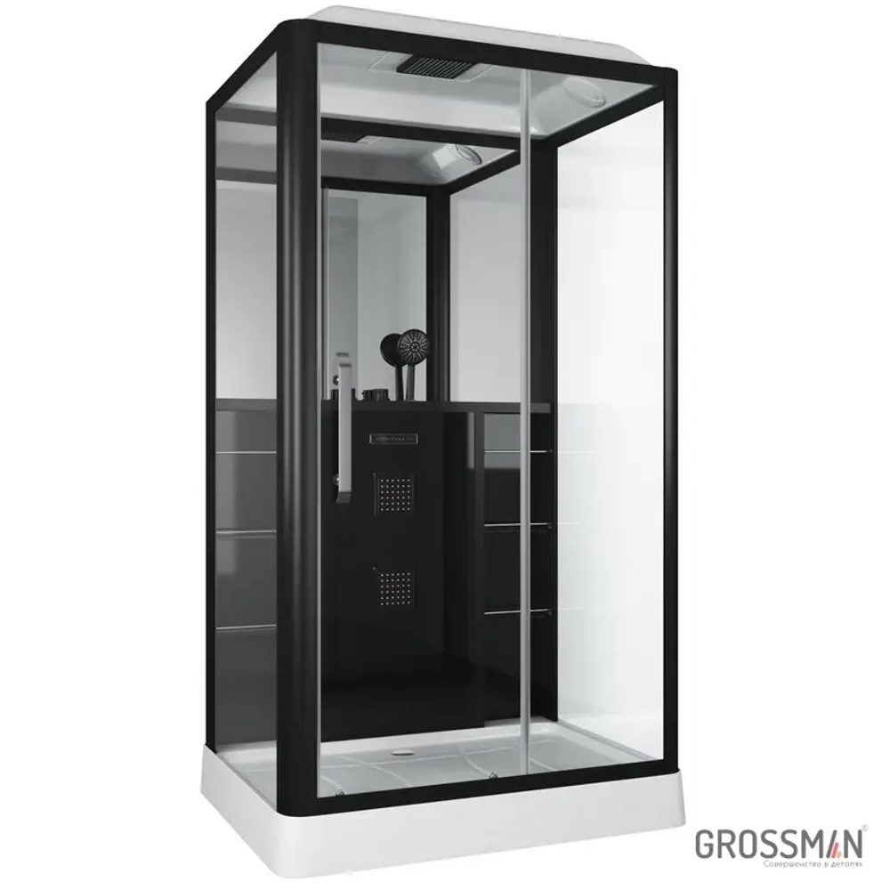 Душевая кабина Grossman Alba GR227R (90x120x225) дверь раздвижная,3 места