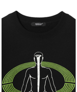 UNDERCOVER x BRIGITTE TANAKA СВИТШОТ ЧЕРНЫЙ SUPER YOGA