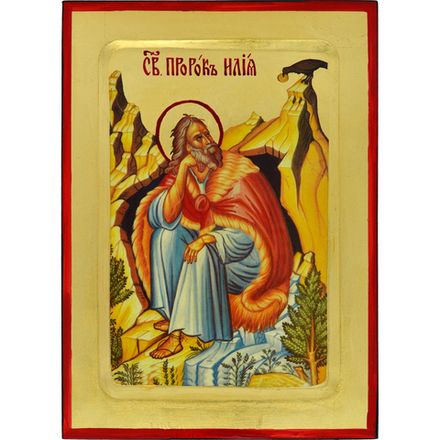 Илия Пророк. Афонская икона ручной работы.