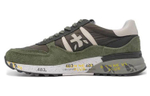 PREMIATA Lander Fabric Leather Fashion Low Help Life Casual Shoes Men's Green