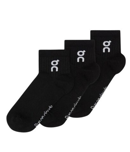 Теннисные носки On Logo Mid 3P - black