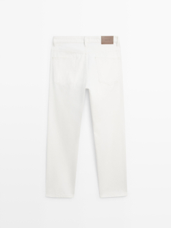 Massimo Dutti Джинсы свободного кроя, белый
