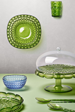 Блюдо для торта с крышкой vanity, D30 см, зеленое