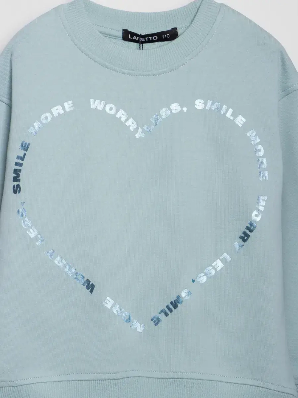 Свитшот для девочки, голубой