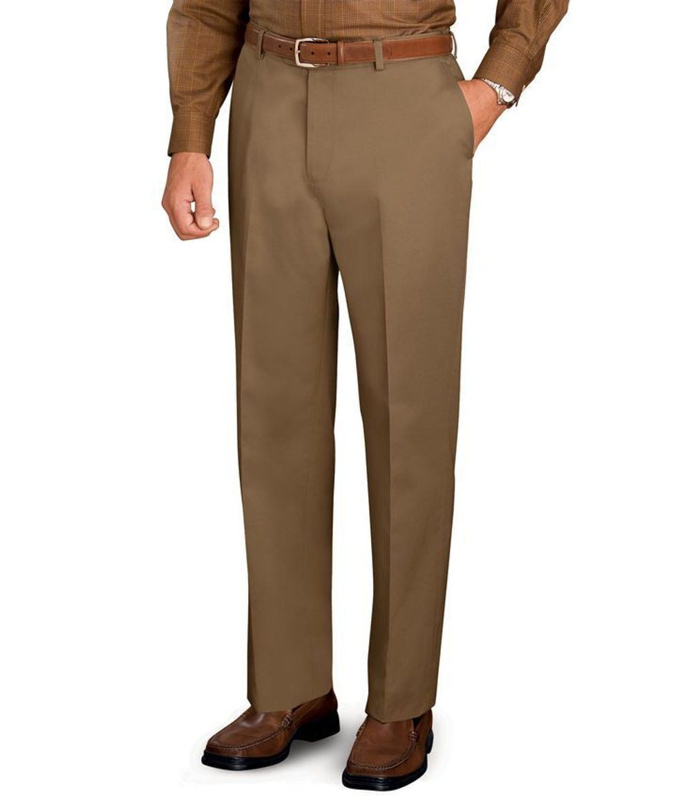 Брюки мужские классические летние хаки 48