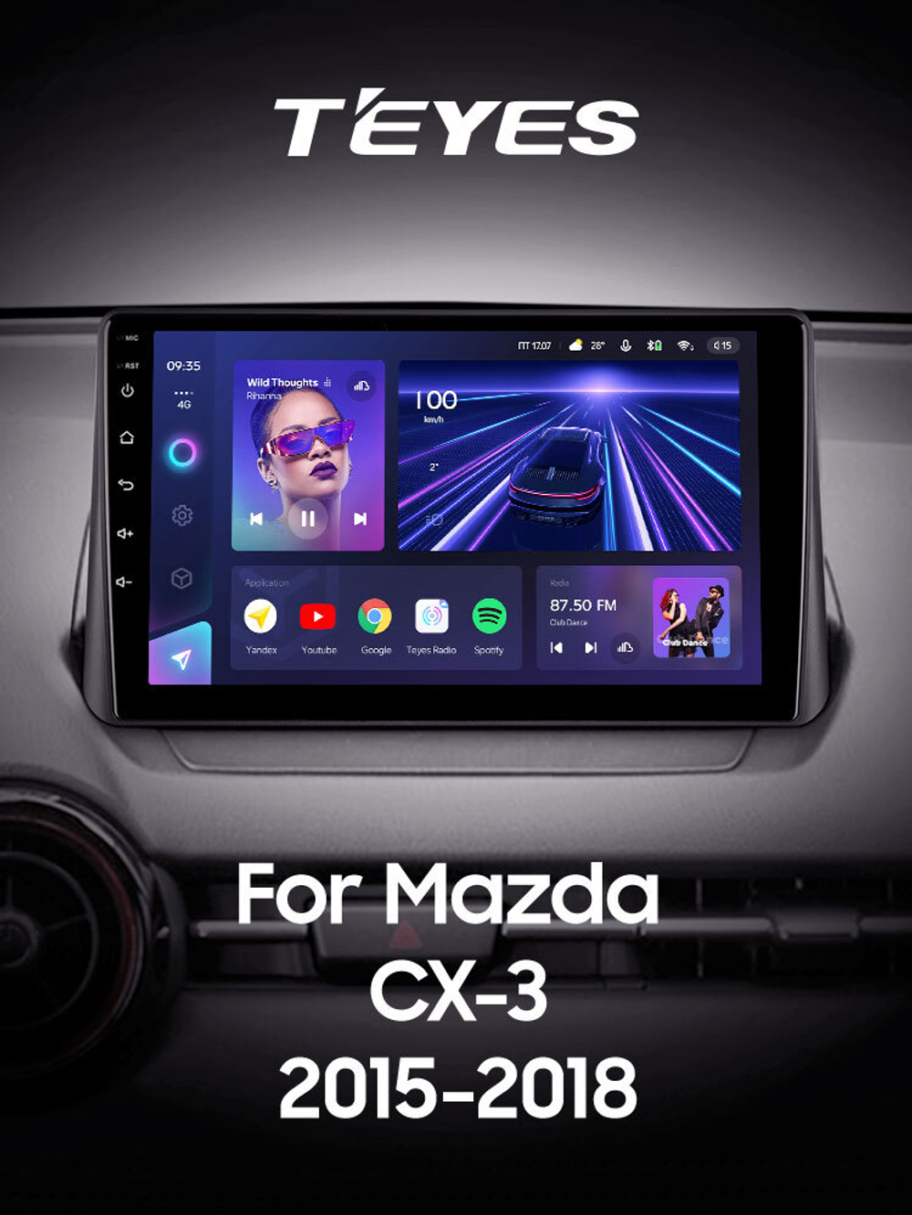 Teyes CC3 9" для Mazda CX-3 2015-2018