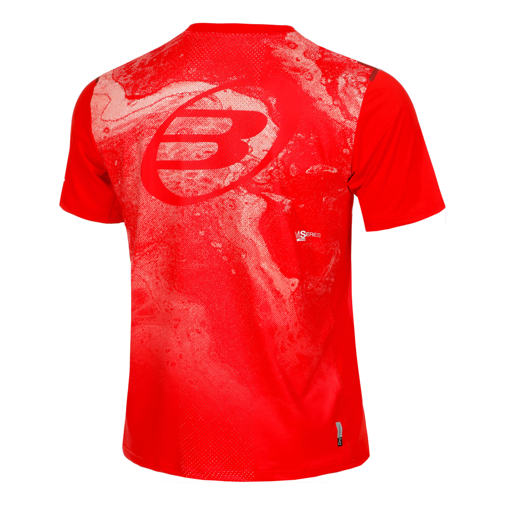 Мужское теннисное поло Bullpadel Nuco T-Shirt Men - Red