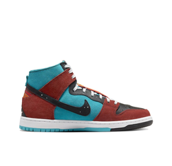 Кроссовки Nike x Di'orr Greenwood SB Dunk Hi Decon QS 'Turquoise Blue Red' FQ1775-400