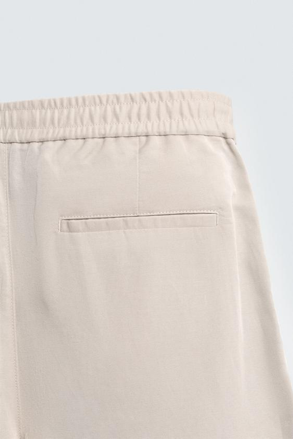 ZARA БРЮКИ RELAXED FIT, БЕЖЕВЫЙ