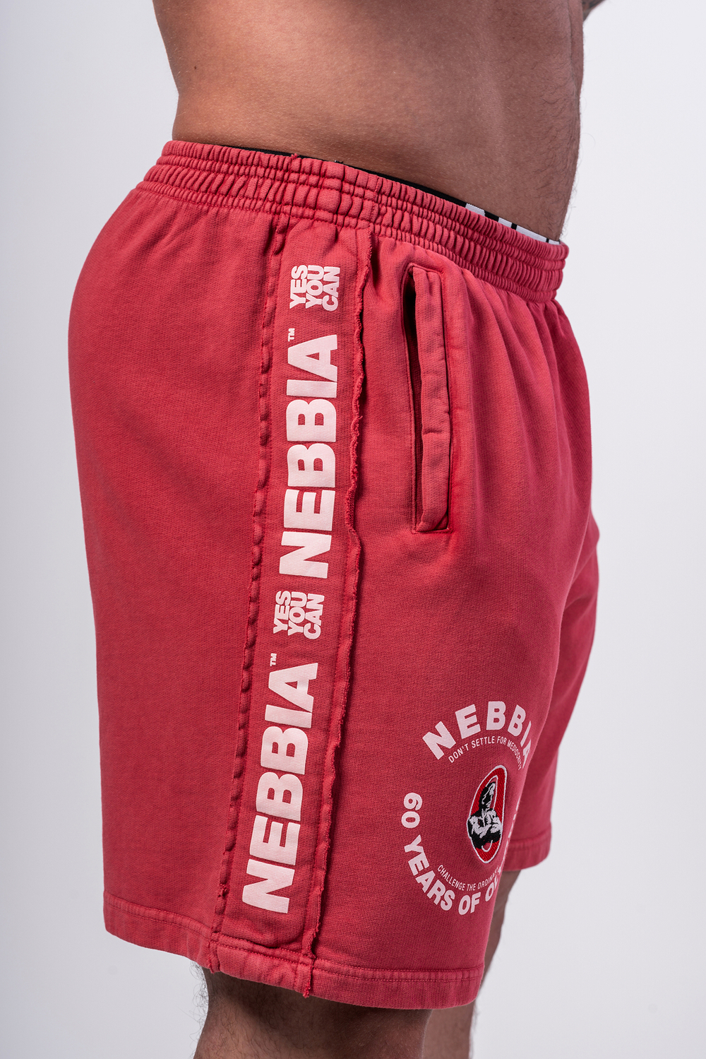 Шорты Washed Sweat Shorts LEGEND 786 Красные