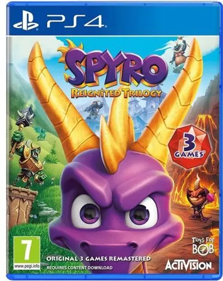 PS4 Spyro Reignited Trilogy (Б/У, Английский язык, CUSA-12125)