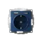 Розетка AtlasDesign 16А с 2-мя заряд. устройствами USB тип A+C 5В/2.4А/3.0А 2х5В/1.5А механизм аквамарин SE ATN001132