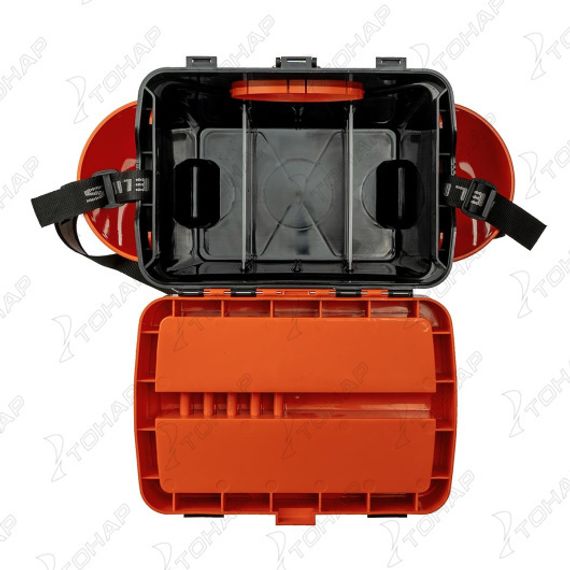 Ящик зимний Helios "FishBox" (10л) оранжевый