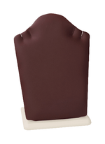 Бюст плоский/4 прорези на плечиках/квадратное основание/ф.№5 (резинка)