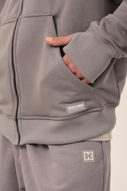 Толстовка KUL'TURA "ZIPPER" Ртуть