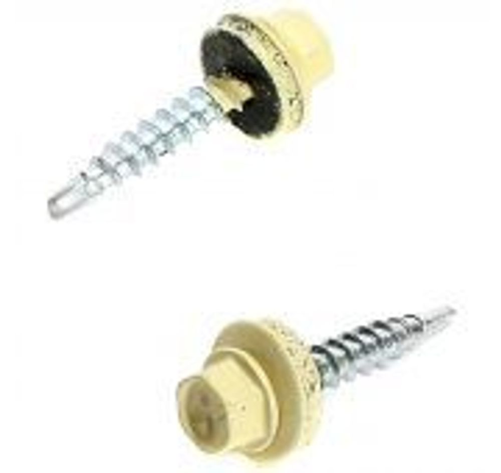 Саморез кров.шампань 4,8х29 RAL1014 слоновая кость